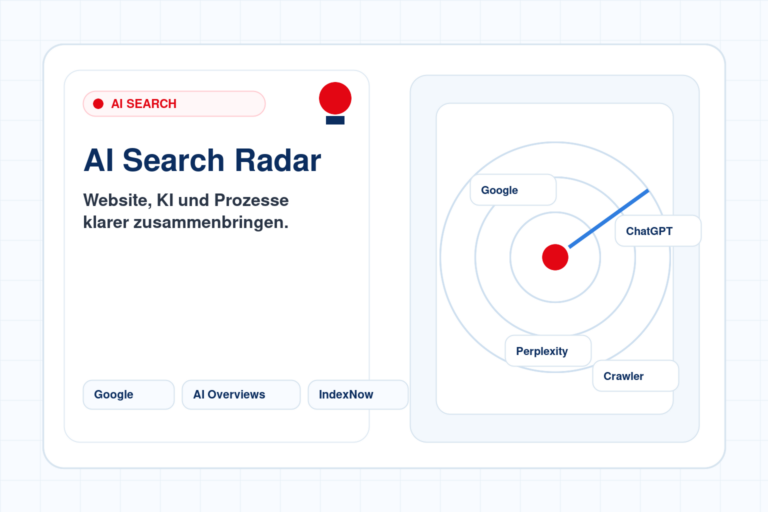 Kubertino Titelbild zu "Vector-Datenbanken einfach erklärt: Warum semantische Suche für Websites wichtiger wird" mit Website-, KI- und Automatisierungsvisualisierung.